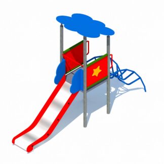 Πύργος με τσουλήθρα μεταλλικός